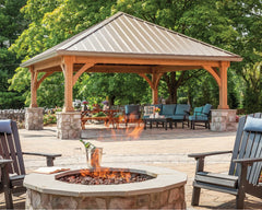 Cedar Wood Pavilion Kit By Atlantic Outdoors Pavilion Atlantic Outdoors