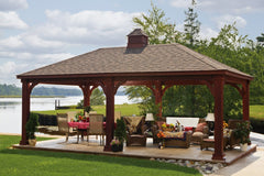 Cedar Wood Pavilion Kit By Atlantic Outdoors Pavilion Atlantic Outdoors