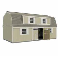 Crafted Colossal Barndominium Kit 16'x28'-16'x32' By Best Barns Shed Kit Best Barns