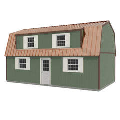 Crafted Colossal Barndominium Kit 16'x28'-16'x32' By Best Barns Shed Kit Best Barns