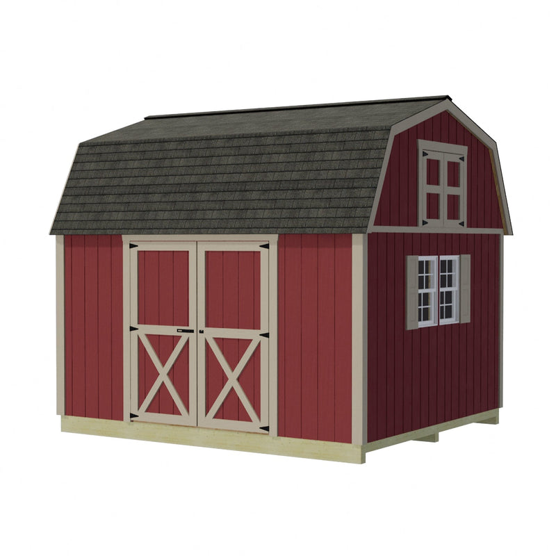 Craftman's Cove Barn Kit Series 10x12-10x16 By Best Barns Barn Kit Best Barns