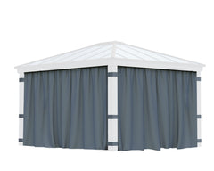 Dallas 12'x14' Gazebo Curtain Set by Palram-Canopia Accessories Canopia by Palram