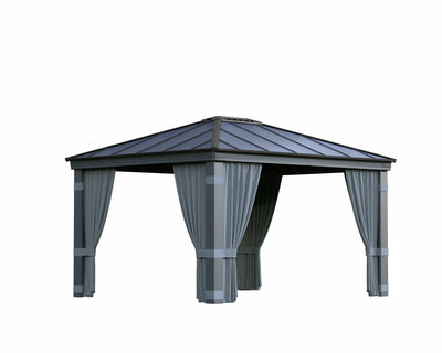 Dallas 12'x14' Gazebo Curtain Set by Palram-Canopia Accessories Canopia by Palram