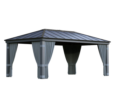 Dallas 12'x20' Gazebo Curtain Set by Palram-Canopia Accessories Canopia by Palram