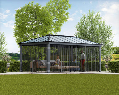 Dallas 12'x20' Gazebo Netting Set by Palram-Canopia Accessories Canopia by Palram