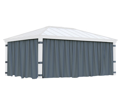 Dallas 14'x20' Gazebo Curtain Set by Palram-Canopia Accessories Canopia by Palram