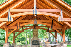 Denali Timber Frame Pavilion By Atlantic Outdoors Pavilion Atlantic Outdoors