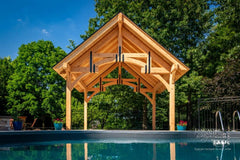 Denali Timber Frame Pavilion By Atlantic Outdoors Pavilion Atlantic Outdoors