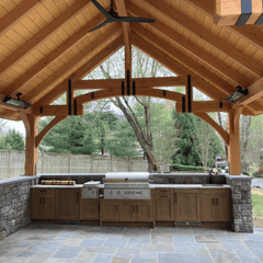 Denali Timber Frame Pavilion By Atlantic Outdoors Pavilion Atlantic Outdoors
