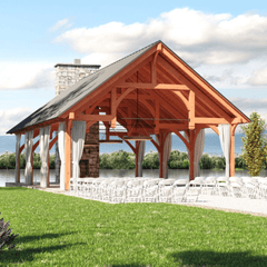 Denali Timber Frame Pavilion By Atlantic Outdoors Pavilion Atlantic Outdoors