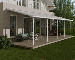 Feria 10'x30' Patio Cover White/Gray by Palram-Canopia Patio Cover Canopia by Palram