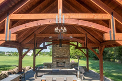 Grand Teton Timber Frame Pavilion Kit By Atlantic Outdoors Pavilion Atlantic Outdoors