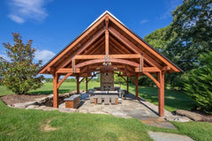 Grand Teton Timber Frame Pavilion Kit By Atlantic Outdoors Pavilion Atlantic Outdoors