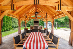 Grand Teton Timber Frame Pavilion Kit By Atlantic Outdoors Pavilion Atlantic Outdoors