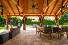 Grand Teton Timber Frame Pavilion Kit By Atlantic Outdoors Pavilion Atlantic Outdoors
