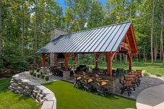 Grand Teton Timber Frame Pavilion Kit By Atlantic Outdoors Pavilion Atlantic Outdoors