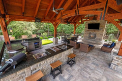 Grand Teton Timber Frame Pavilion Kit By Atlantic Outdoors Pavilion Atlantic Outdoors