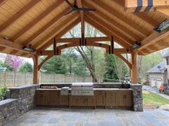 Grand Teton Timber Frame Pavilion Kit By Atlantic Outdoors Pavilion Atlantic Outdoors