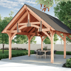 Grand Teton Timber Frame Pavilion Kit By Atlantic Outdoors Pavilion Atlantic Outdoors