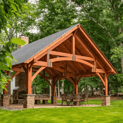 Grand Teton Timber Frame Pavilion Kit By Atlantic Outdoors Pavilion Atlantic Outdoors