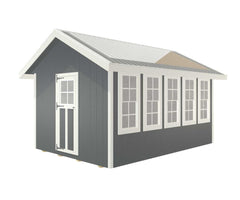 Greenhouse Shed Kit By EZ-FIT Sheds Wood Greenhouses EZ-Fit