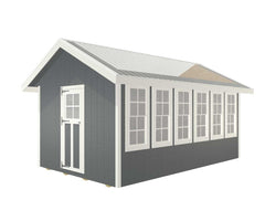 Greenhouse Shed Kit By EZ-FIT Sheds Wood Greenhouses EZ-Fit