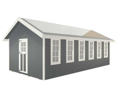 Greenhouse Shed Kit By EZ-FIT Sheds Wood Greenhouses EZ-Fit