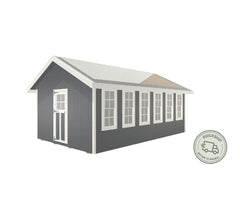 Greenhouse Shed Kit By EZ-FIT Sheds Wood Greenhouses EZ-Fit