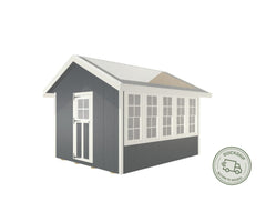 Greenhouse Shed Kit By EZ-FIT Sheds Wood Greenhouses EZ-Fit