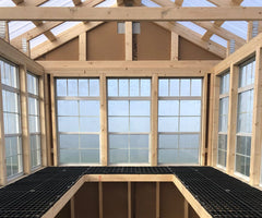 Greenhouse Shed Kit By EZ-FIT Sheds Wood Greenhouses EZ-Fit