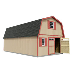 Handcrafted Homestead XL Barn Kit Series 16x20-16x32 By Best Barns Barn Kit Best Barns