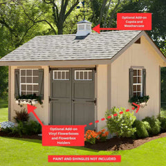 Heritage Shed Kit By EZ-FIT Sheds Wood Sheds EZ-Fit