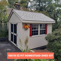 Homestead Shed Kit By EZ-FIT Sheds Wood Sheds EZ-Fit