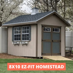 Homestead Shed Kit By EZ-FIT Sheds Wood Sheds EZ-Fit