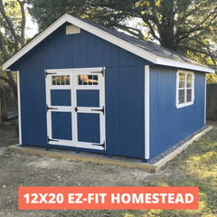 Homestead Shed Kit By EZ-FIT Sheds Wood Sheds EZ-Fit