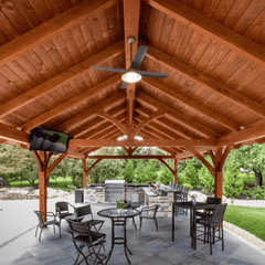 Kingston Timber Frame Pavilion By Atlantic Outdoors Pavilion Atlantic Outdoors