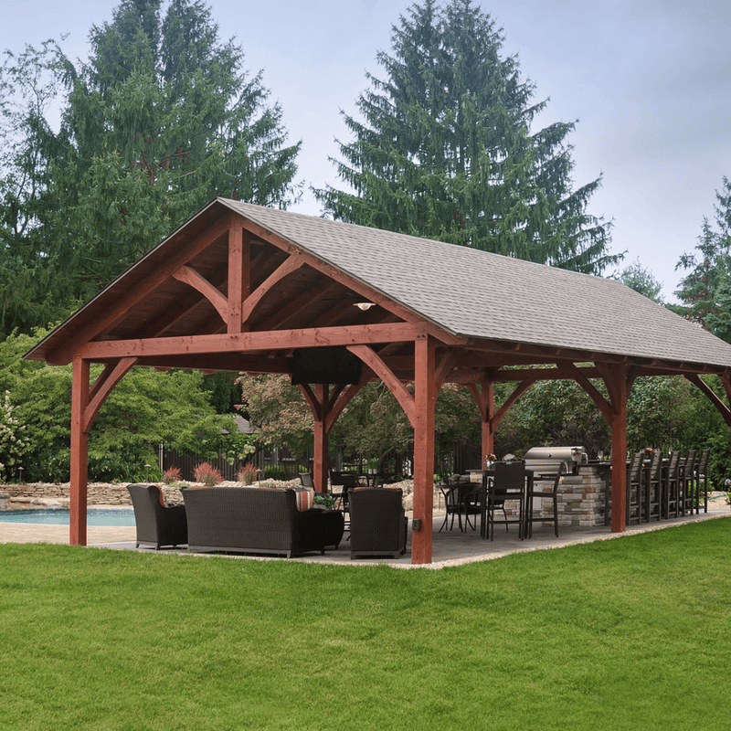 Kingston Timber Frame Pavilion By Atlantic Outdoors Pavilion Atlantic Outdoors