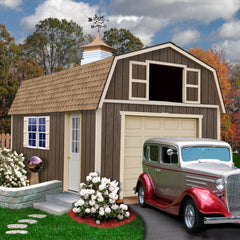 Maker's Loft Garage Kit Series 12x16-20 By Best Barns Garage Kit Best Barns