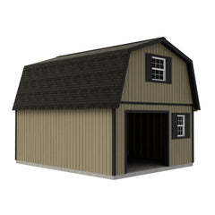 Maker's Loft XL w Full Second Floor Garage Kit Series 16x20-16x32 By Best Barns Garage Kit Best Barns