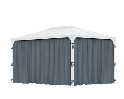 Martinique 10'x14' Gazebo Curtain Set by Palram-Canopia Accessories Canopia by Palram