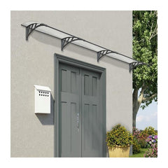Neo 4050 13x3 Awning - Gray/Diffused Clear by Palram-Canopia Awnings Canopia by Palram