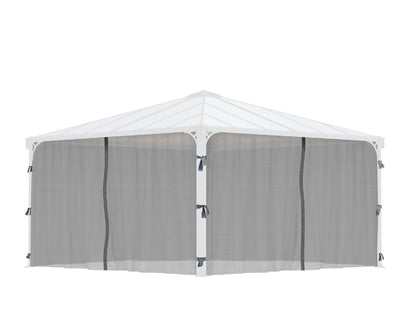 Palermo 14'x14' Gazebo Netting Set by Palram-Canopia Accessories Canopia by Palram