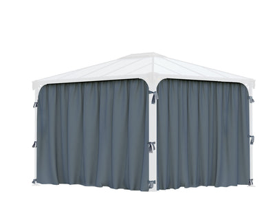 Palermo/Milano/Martinique Gazebo Curtain Set by Palram-Canopia Accessories Canopia by Palram
