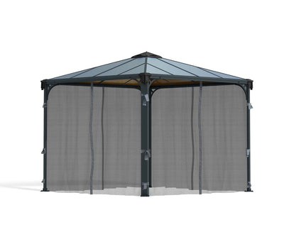 Palermo/Milano/Martinique Gazebo Netting Set by Palram-Canopia Accessories Canopia by Palram