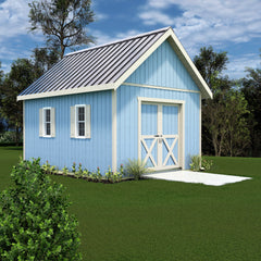 Planner's Paradise Shed Kit Series 12x16-12x20-12x24 By Best Barns Shed Kit Best Barns