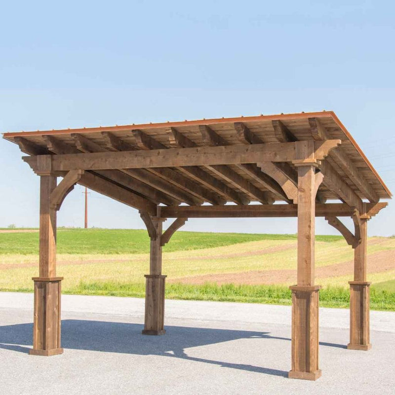 Pressure Treated Wood Holiday Shadow Series Pavilion Kit By Atlantic Outdoors Pavilion Atlantic Outdoors
