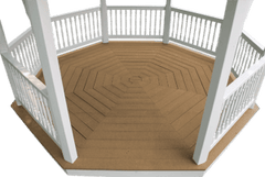 Pressure-Treated Wood Octagon Gazebo Kit By Atlantic Outdoors Wood Gazebos Atlantic Outdoors