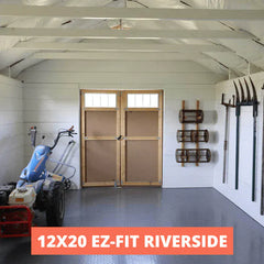 Riverside Shed Kit By EZ-FIT Sheds Wood Sheds EZ-Fit