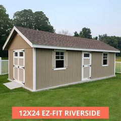 Riverside Shed Kit By EZ-FIT Sheds Wood Sheds EZ-Fit