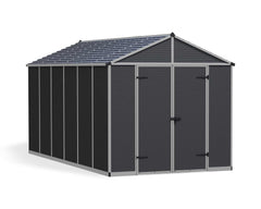 Rubicon 8' x 15' Shed With Floor by Palram-Canopia Shed Kit Canopia by Palram